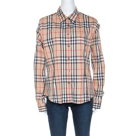 spot fake burberry button down|Burberry long sleeve button up.